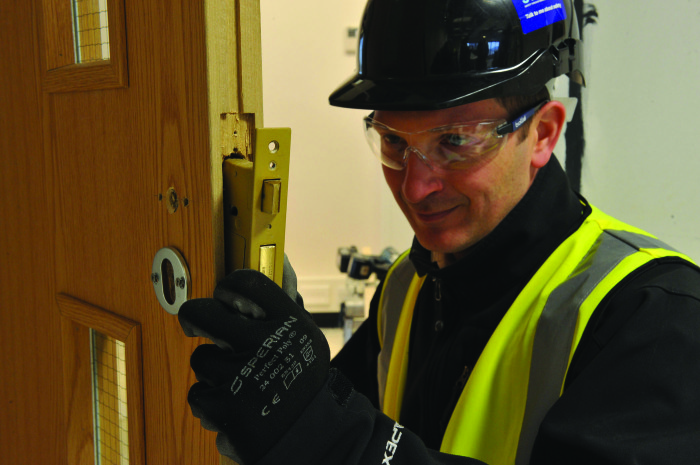 All components on a CE marked doorset must be approved suitable for use with the doorset design.