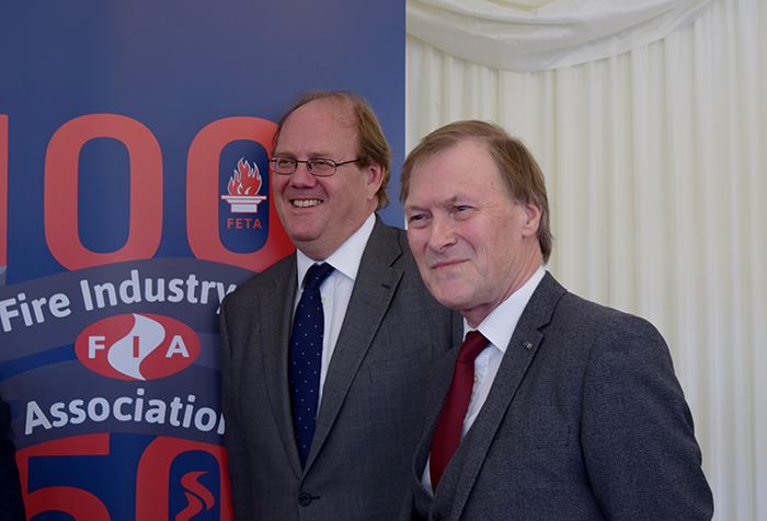 Martin Harvey, Chairman of FIA (Left) & Sir David Amess MP