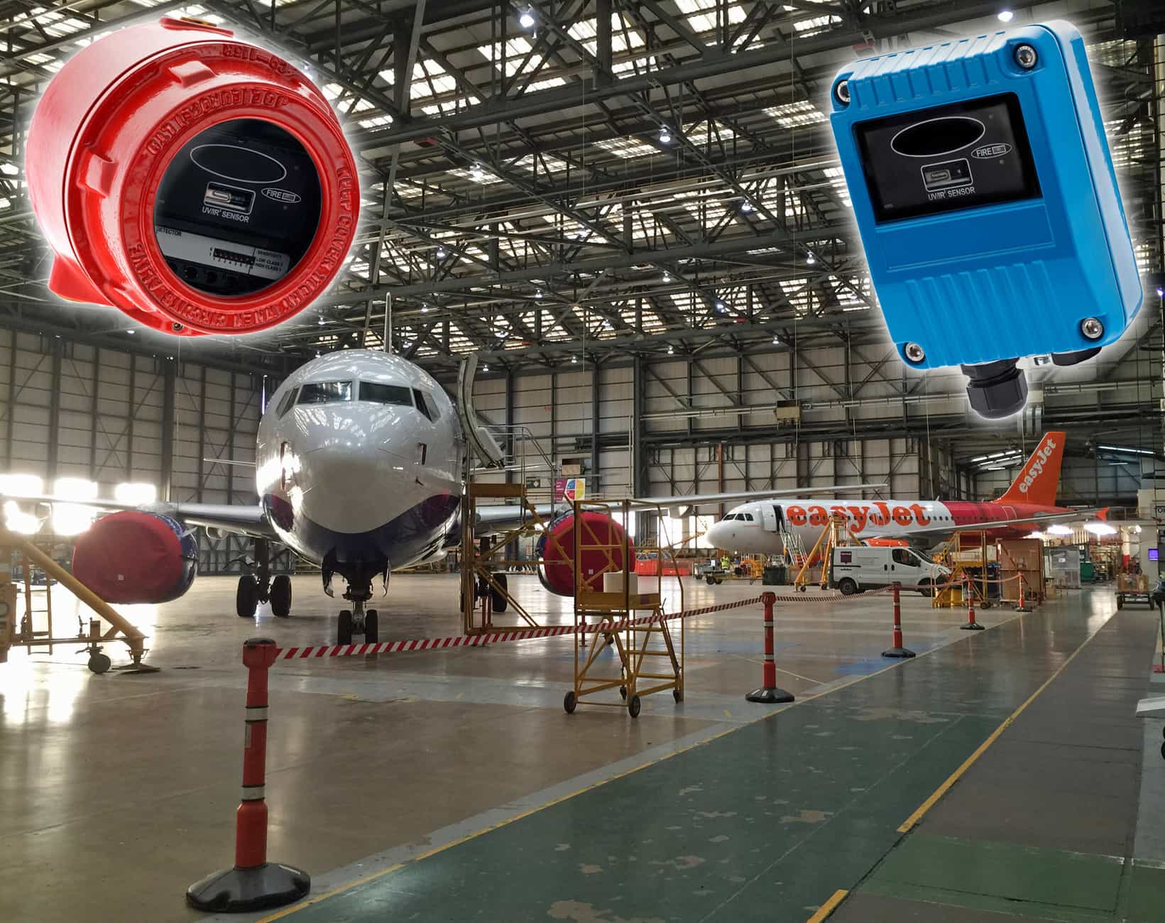 Airport’s spray-painting hangar protected by FFE