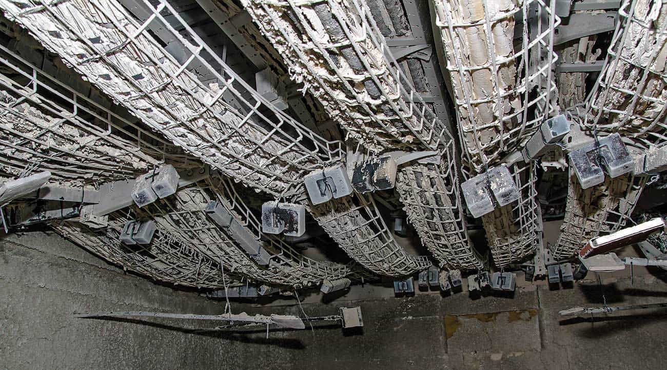 Modern furnace test.