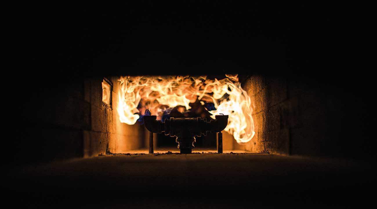 Gas Burners Deliver 1.4 m Test Flame.