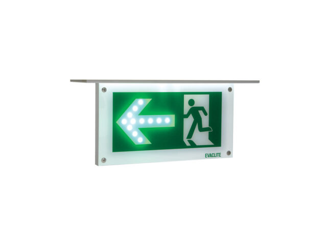 Vienna dynamic emergency exit signage. (Evaclite)