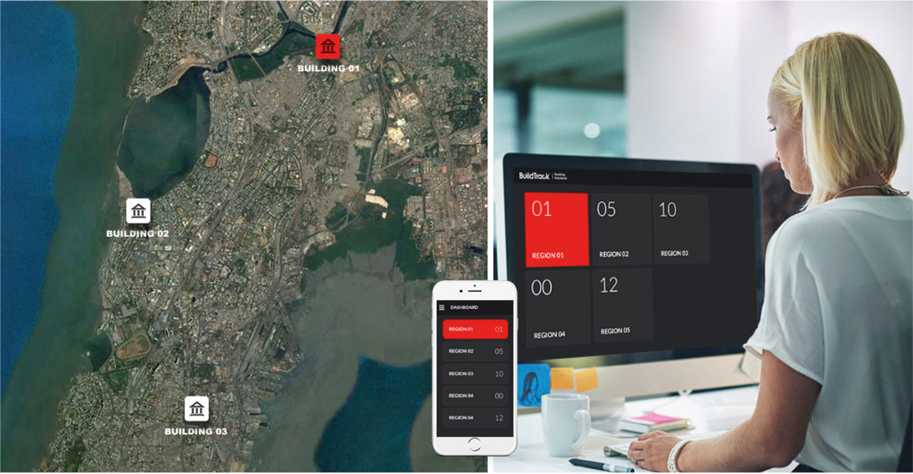 Figure 3 : Centralized fire monitoring platform.