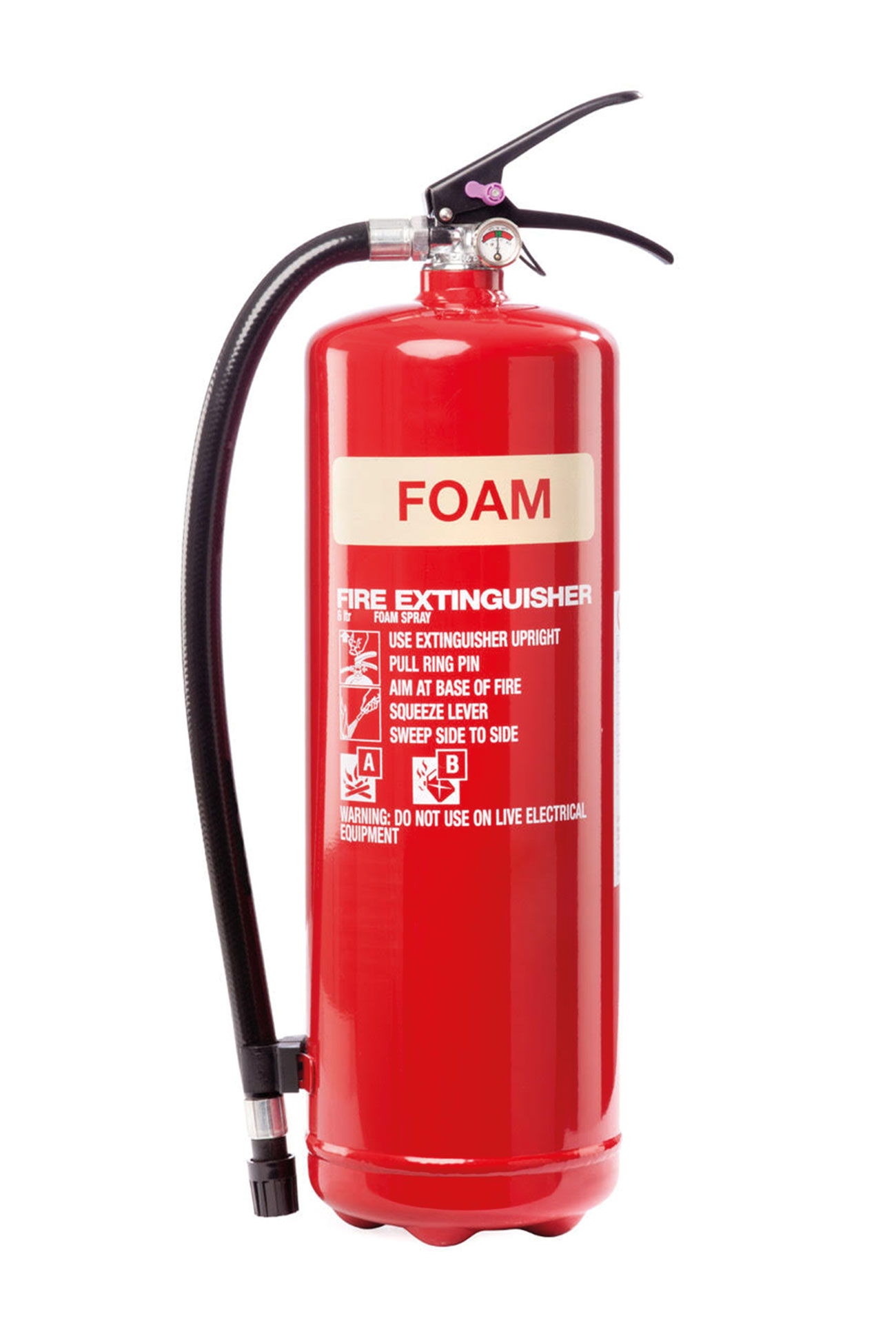 Extinguishers are often marked with the logo of the manufacturer and most end users usually expect that replacement parts would also come from the same manufacturer (generally speaking).