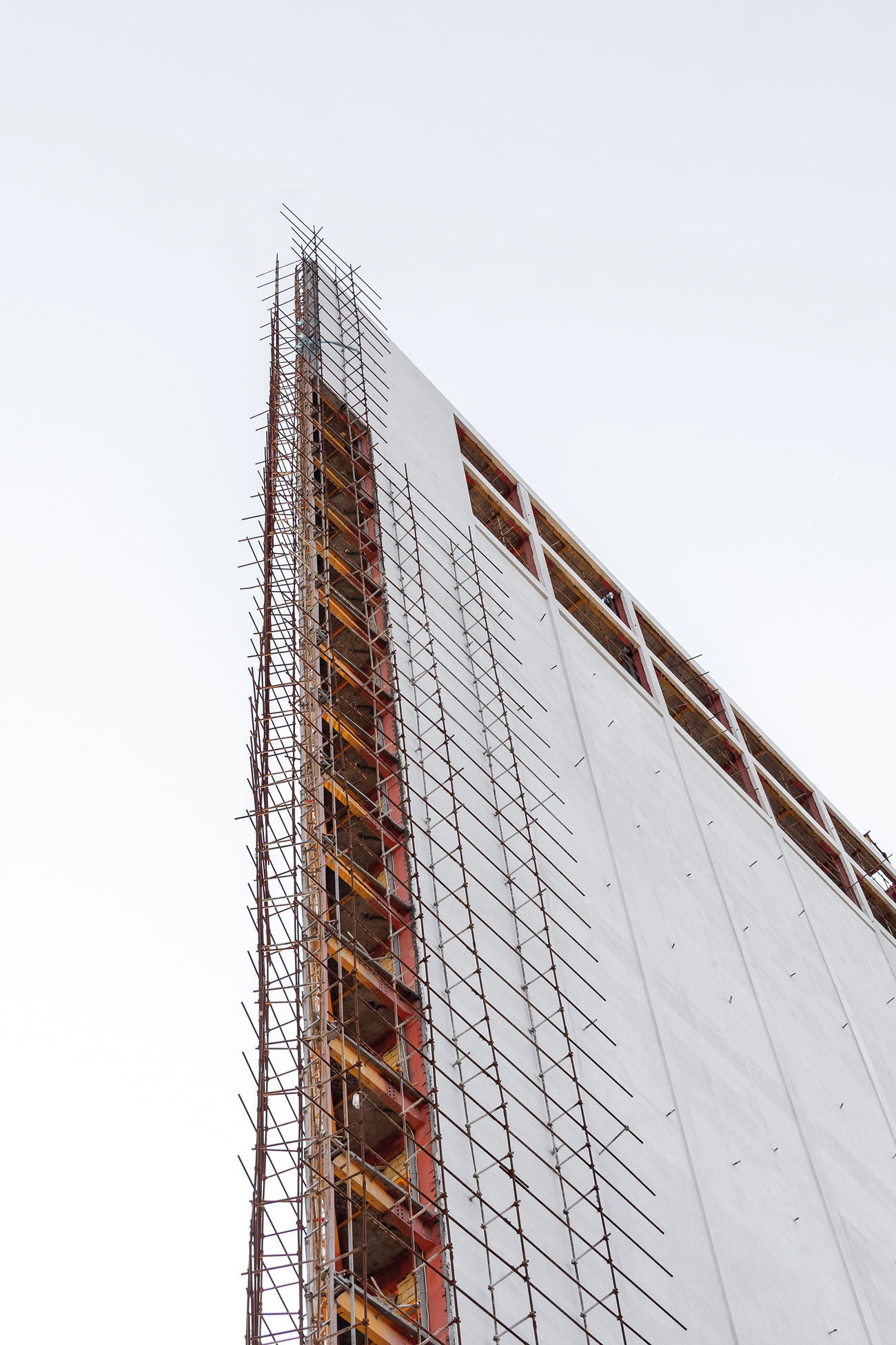 A new build structure pre fabrication.