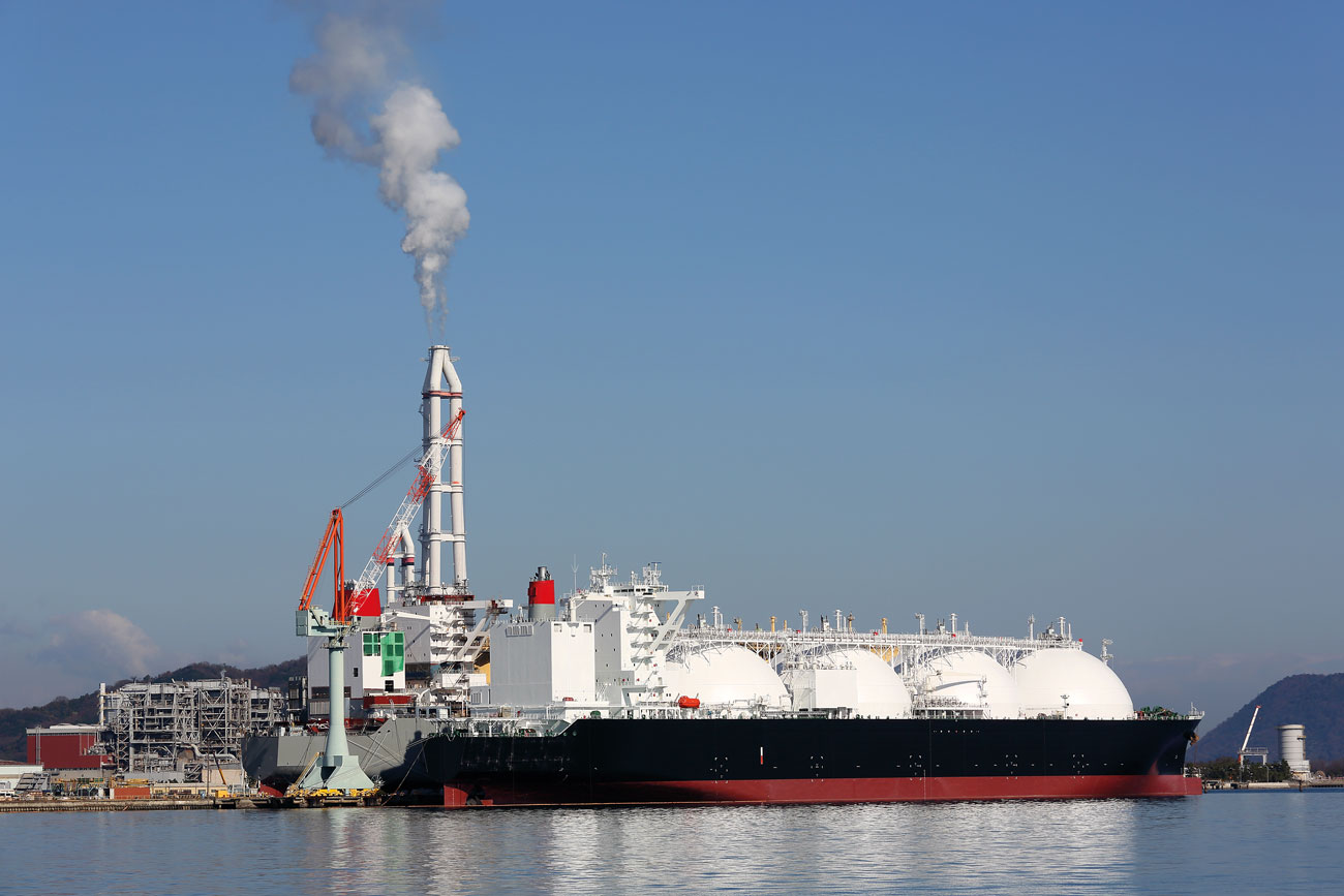 LPG ship to shore transfer.