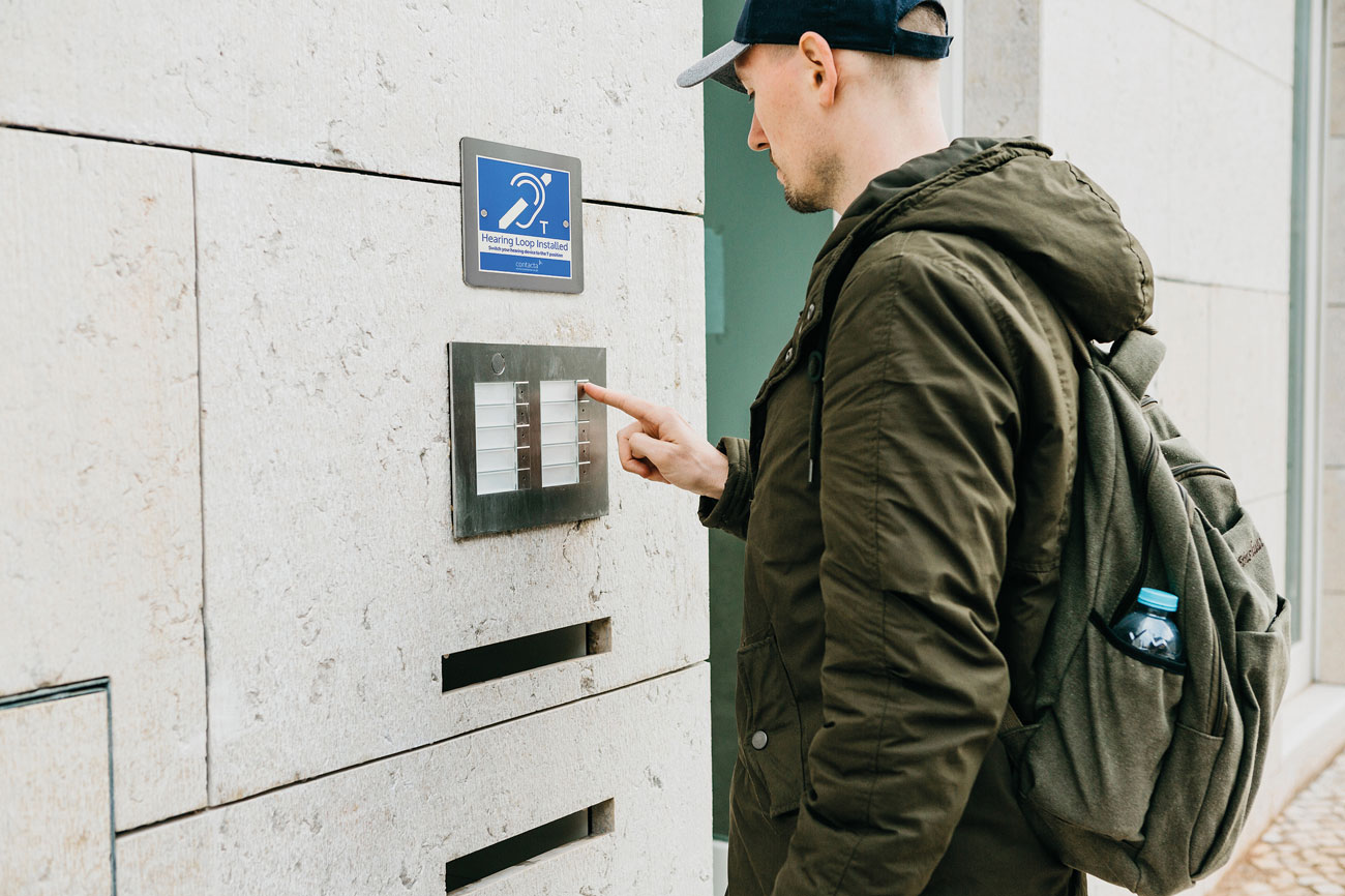 Hearing loops installed at secure doorways or refuge points aid evacuation procedures by enhancing two-way communication.