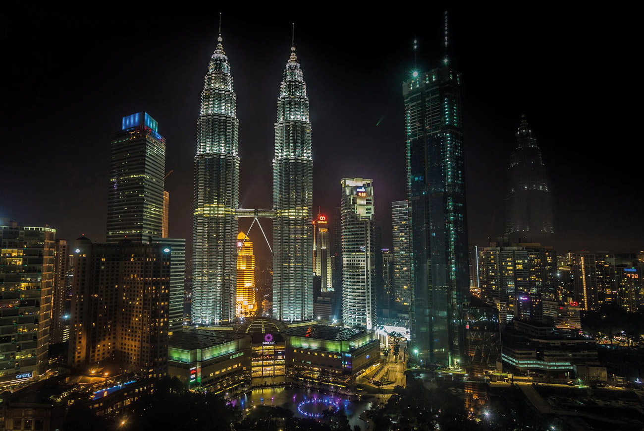 The Petronas Twin Towers incorporates a unique evacuation strategy utilizing the sky bridge connecting the two towers.