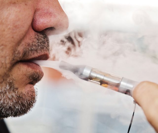 Water vapour from e-cigarettes can result in a false alarm.