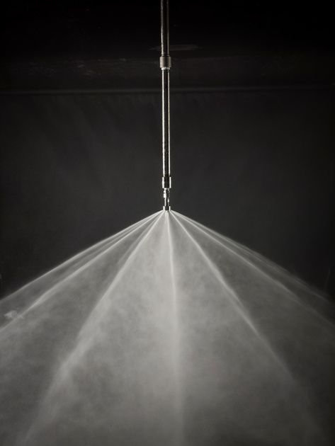 A UF Sprinkler being tested at the FM Global Research Campus in Rhode Island, USA A UF Sprinkler being tested at the FM Global Research Campus in Rhode Island, USA