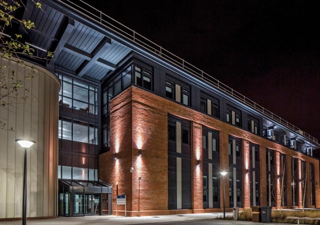 Advanced panels now protect Swansea University’s ESRI building.