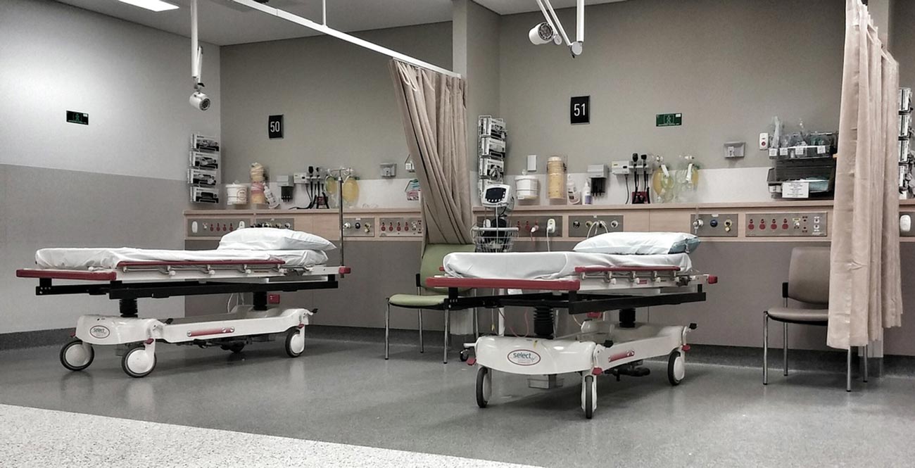 Critical fire and life safety needs must be balanced with patient care in hospitals as well as new temporary makeshift facilities.
