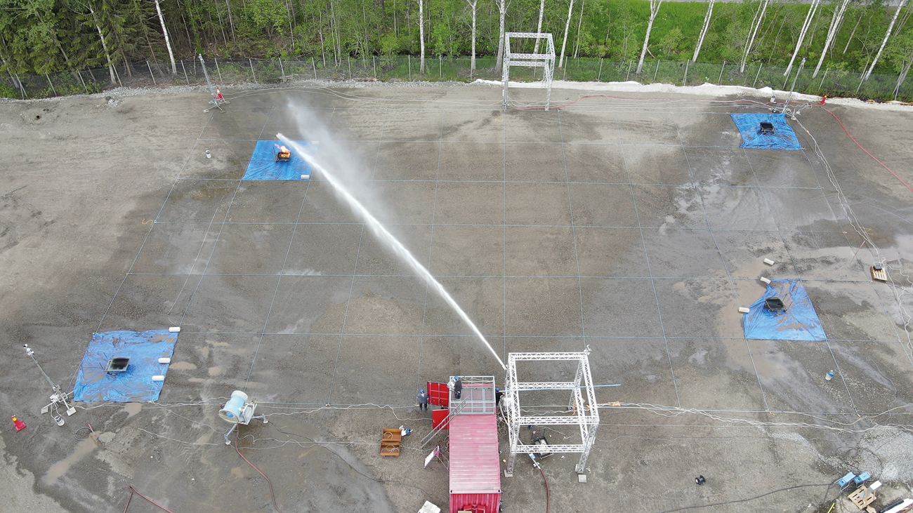 Autonomous Monitor System successfully automatically detected and targeted four separate fires.