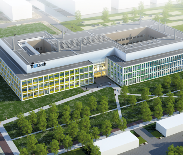 New TU Delft building for Applied Sciences.