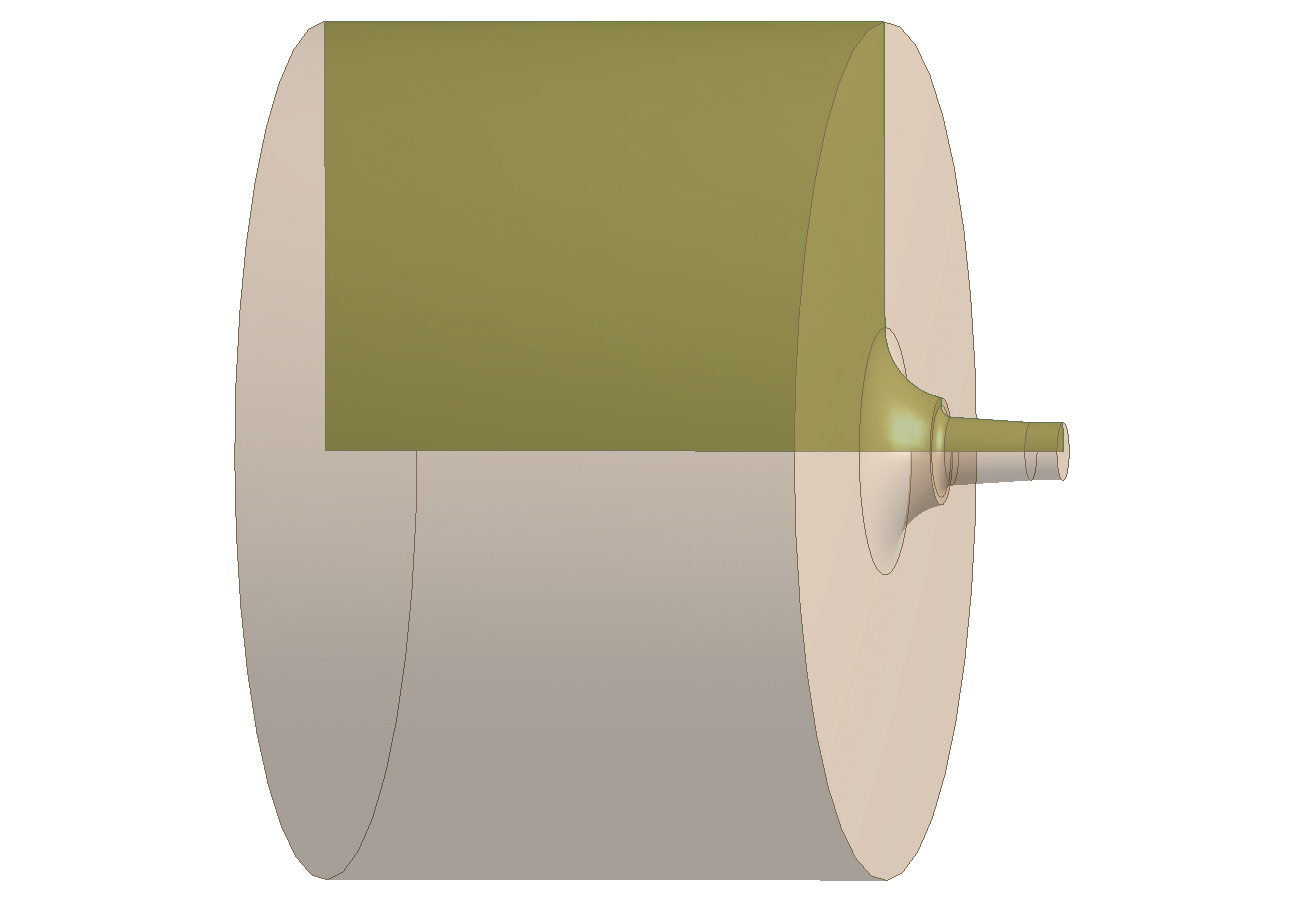 Figure 1. Sprinkler nozzle connected to the “Standard” test equipment of discharge coefficient.