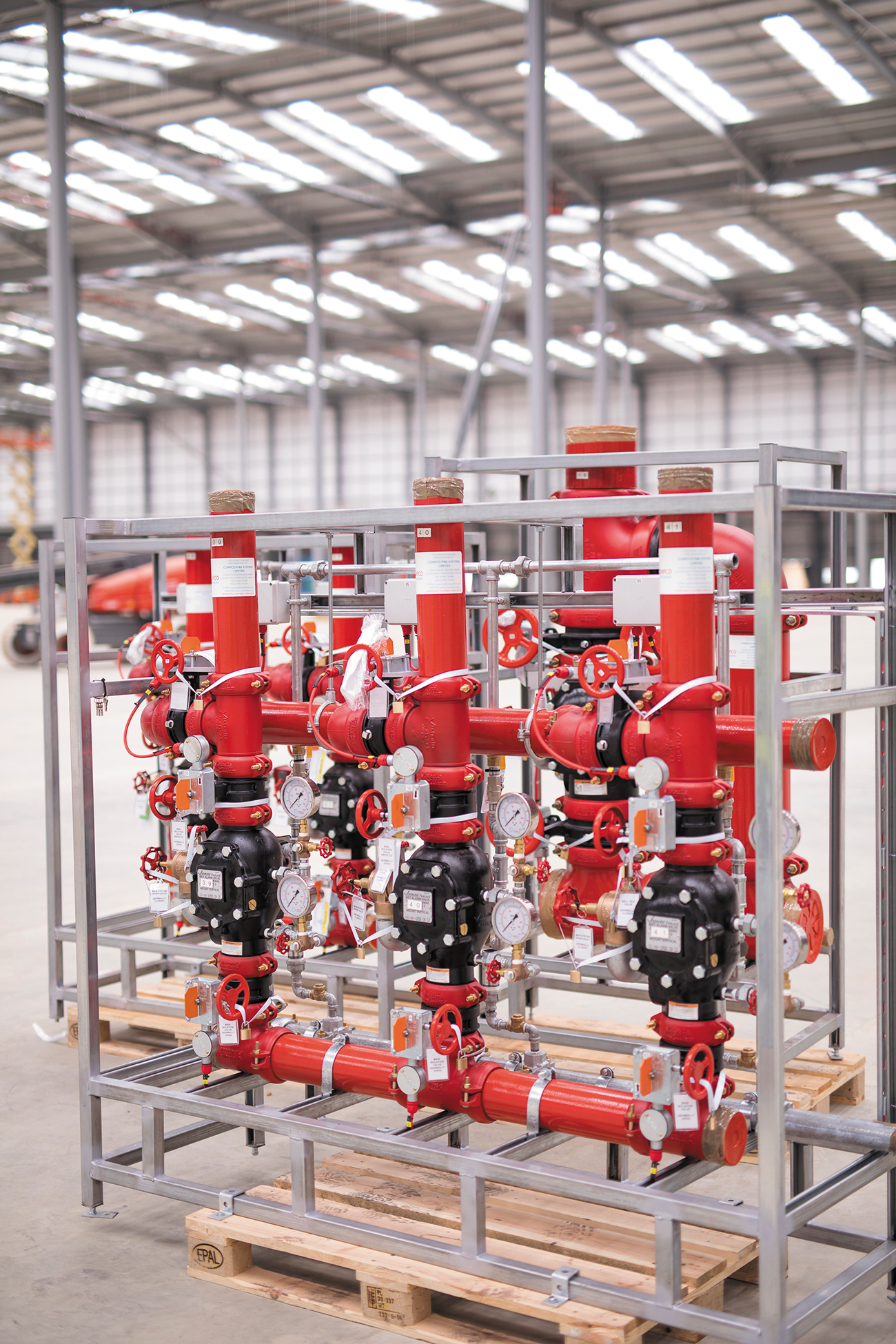 Prefabricated Victaulic FireLock NXT Devices.