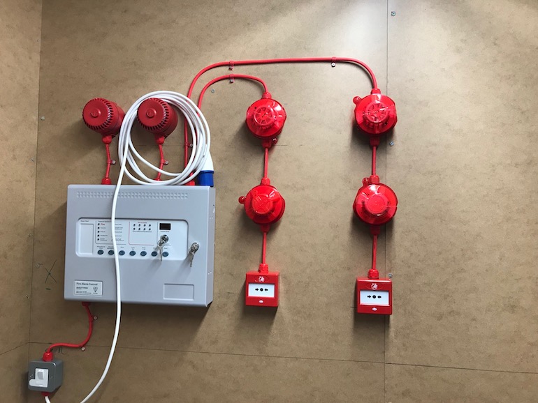 Kentec fire panel. (Image copyright: JTL)