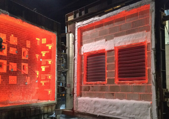 Apreco pressure relief vents certified to EWCL5 at WarringtonFire. (Apreco)