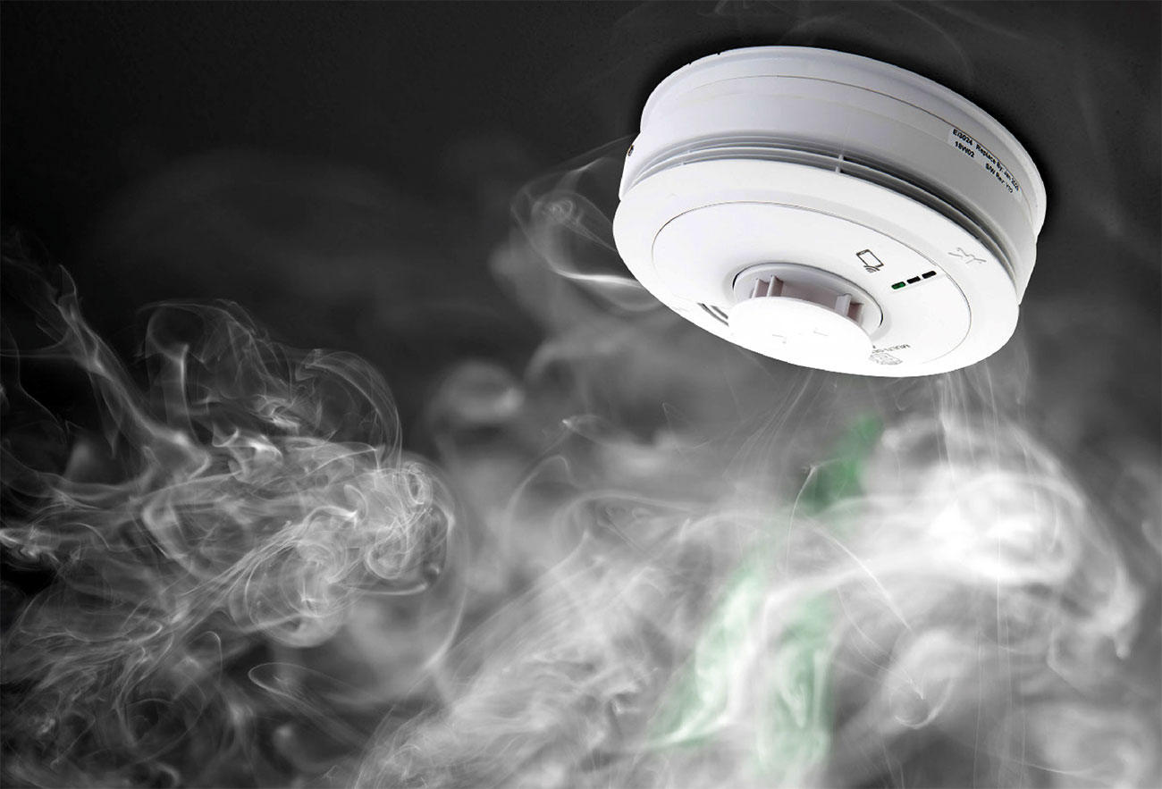 The award-winning Ei3028 Fire and Carbon Monoxide Multi-Sensor.