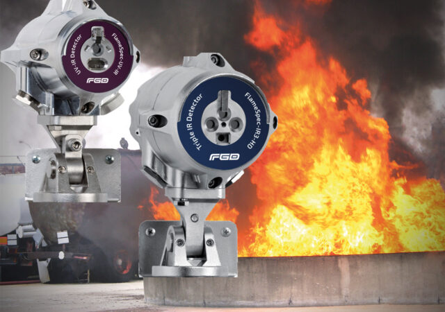 Examples of UV-IR and IR3 flame detectors.