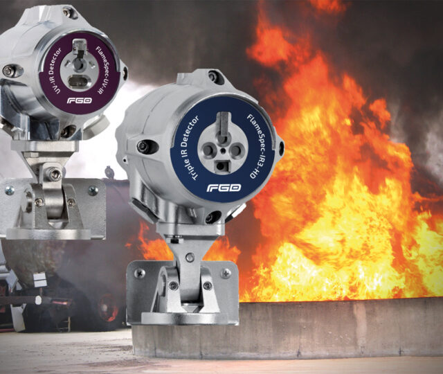 Examples of UV-IR and IR3 flame detectors.