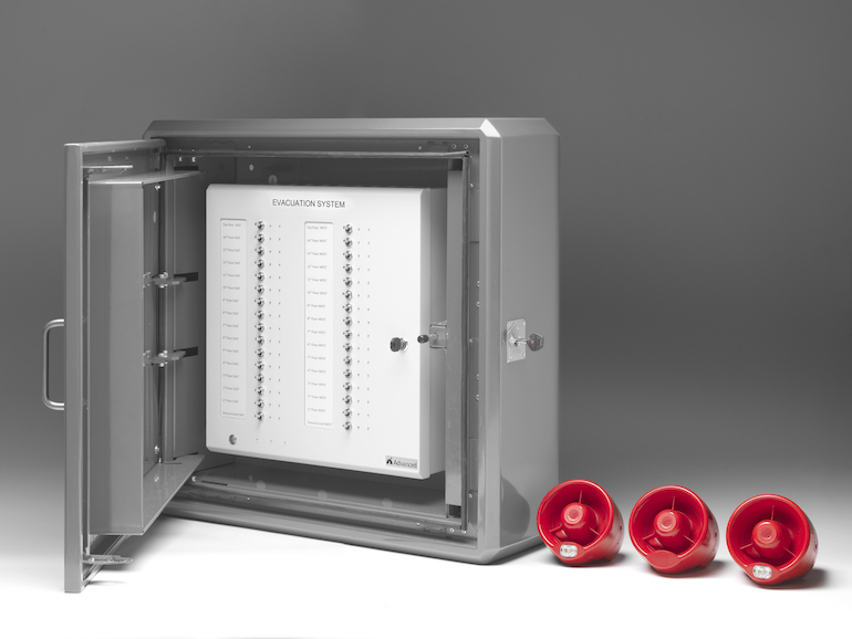 EvacGo is Advanced's evacuation alert system designed to meet BS 8629 reccomendations. (Advanced Electronics Ltd)