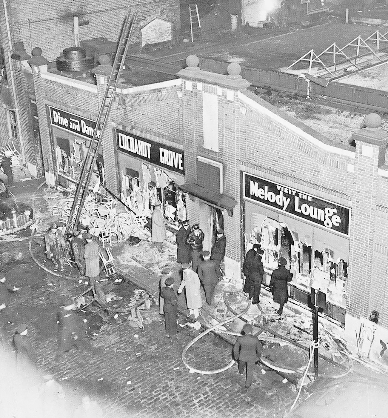 The Cocoanut Grove Fire broke out in 1942 in Boston, not far from NFPA headquarters. It remains the deadliest nightclub fire in US history. The tragic incident underscored building and life safety challenges and fire protection voids, and led to improvements in burn survivor care.