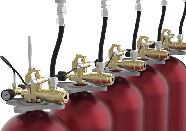 VTI CFR installed in a non-liquefied inert gas extingushing system.