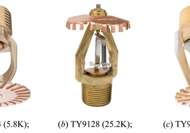 Figure 1. Automatic fire sprinklers with various K-factor values (Johnson Controls, 2021).