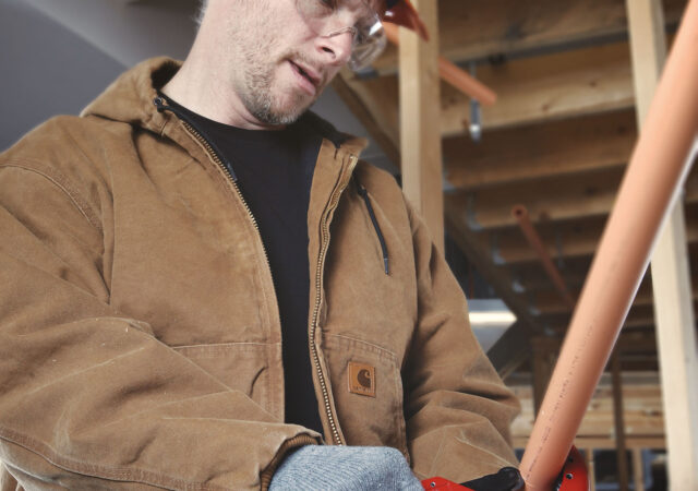 CPVC is easy to install – a one-person job using basic hand tools.