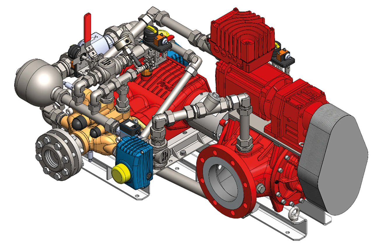 Remote testing system setup for a FireDos GEN III proportioner. Images supplied by Author / Contributor
