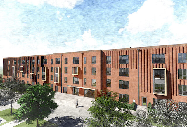 Artist’s impression of Holborn Place, a development underway in Newcastle-under-Lyme. (Aspire Housing)