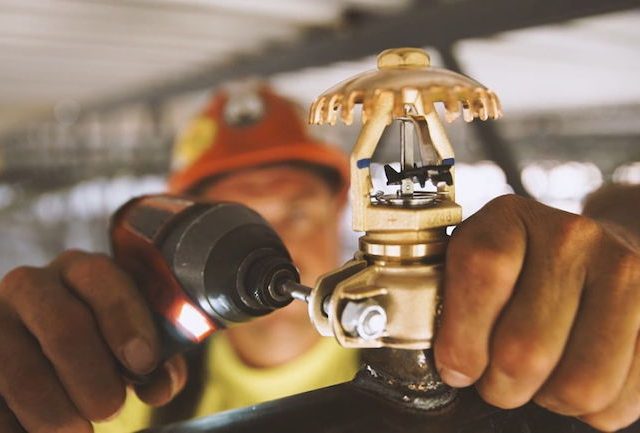 Grooved sprinklers are crucial especially in areas where highly flammable materials need to be extinguished quickly and efficiently. (Victaulic)