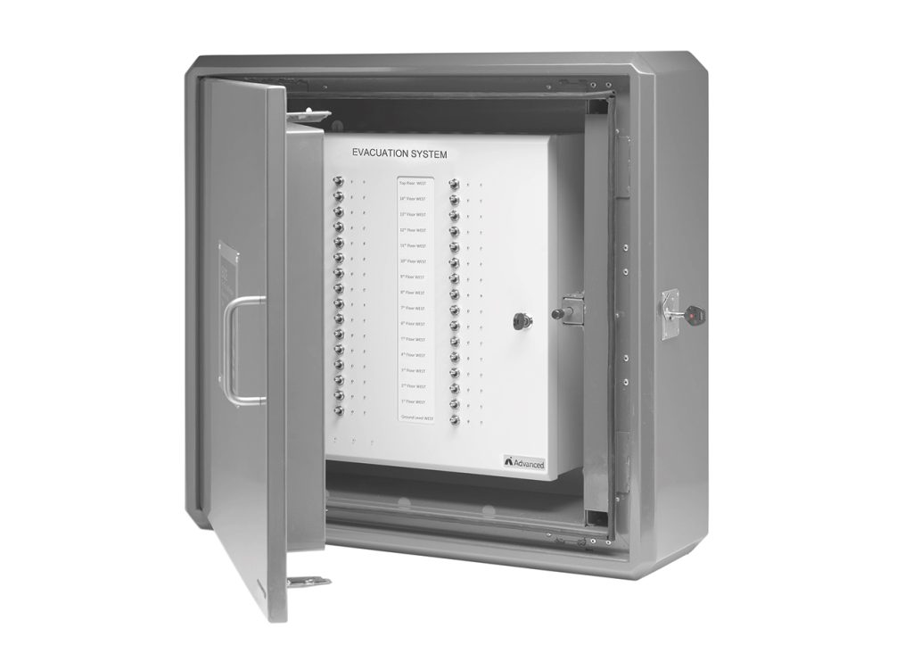 Advanced’s EvacGo evacuation alert system was designed specifically to meet the recommendations of BS 8629 and ensures compliance with amended Part B.