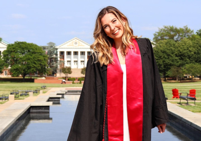 Celebrating Karolyn’s M.S graduation at the iconic McKeldin Mall at the University of Maryland.