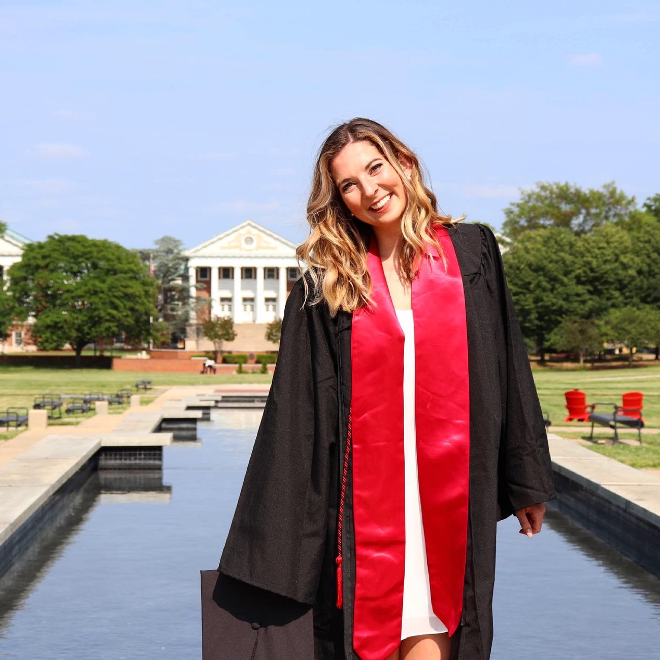 Celebrating Karolyn’s M.S graduation at the iconic McKeldin Mall at the University of Maryland.