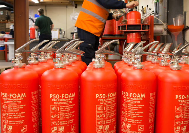 Britannia Fire’s P50 requires only a self-check every year and is guaranteed for 10 years with a 20-year lifecycle.