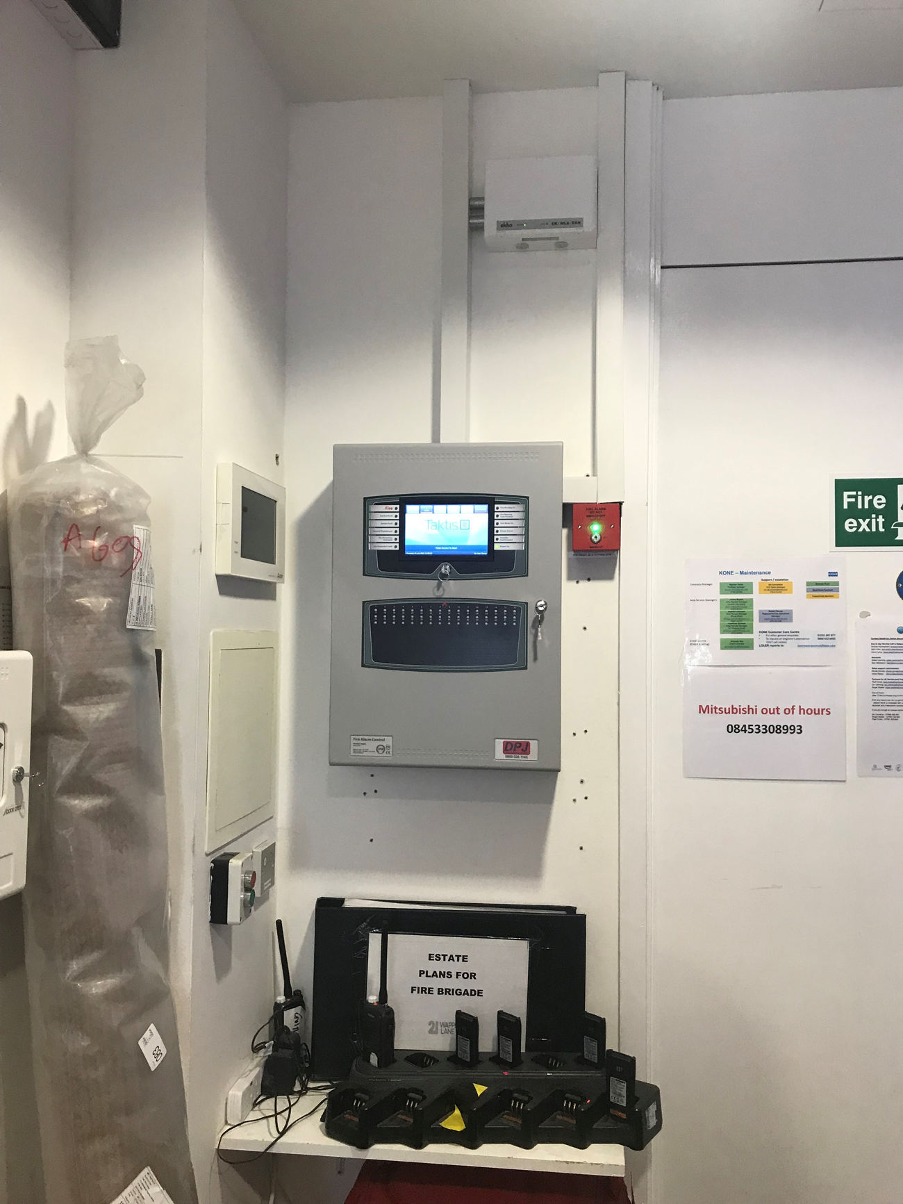 Kentec’s award winning Tatkis Fire control panel in action, networked to K-Mesh.