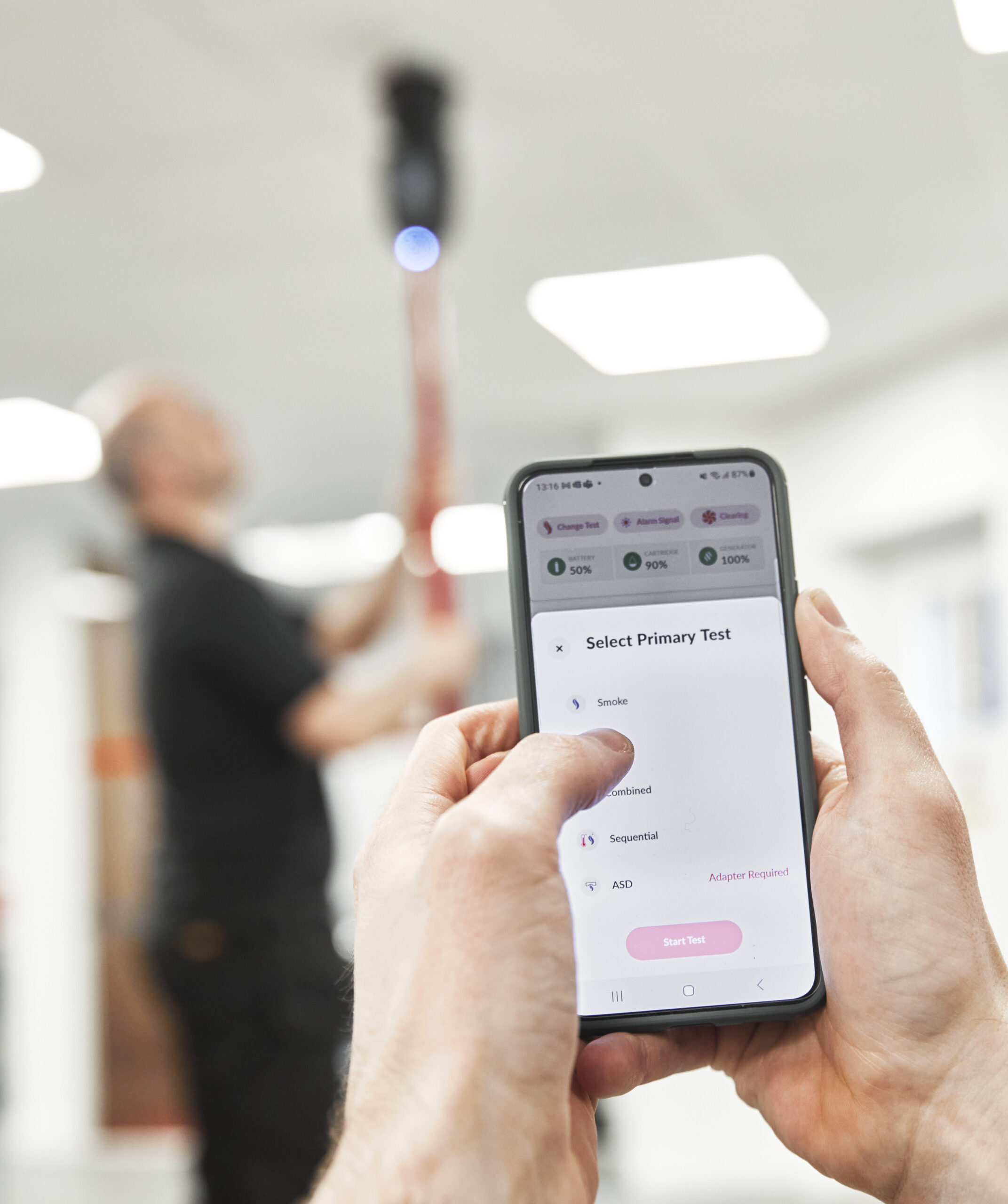 Testifire XTR2 is a connected device pairing an all-in-one tester with an app