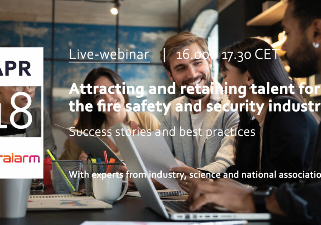 Register for Euralarm’s webinar on attracting and retaining talent in the fire safety and security industry on 18 April 2024.