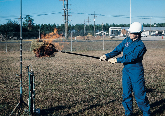 Broom test. (NASA)