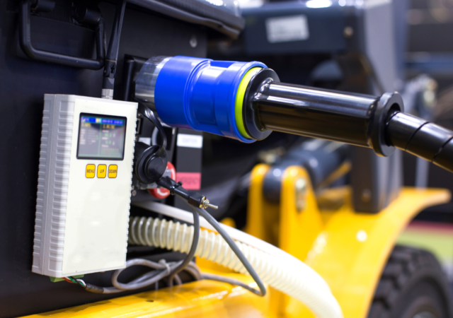 Figure 1: Forklift Truck charging.
