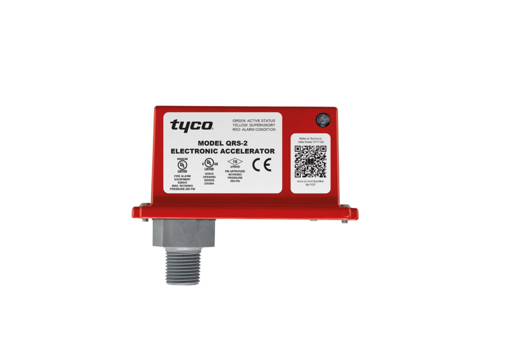The Johnson Controls solution included DV-5A pre-action systems with Tyco QRS (Quick Release Switch) technology which minimizes fluid delivery times.
