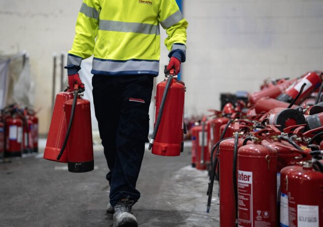 A flagship service under The Green Range is CheckFire_s fire extinguisher recycling service
